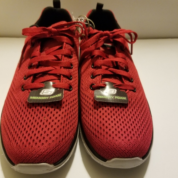 NEW Red Sketchers Sport Sneakers - Picture 5 of 6